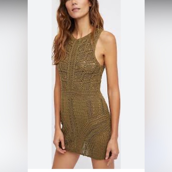 Flook Alora Crochet Mini Dress - Picture 1 of 9